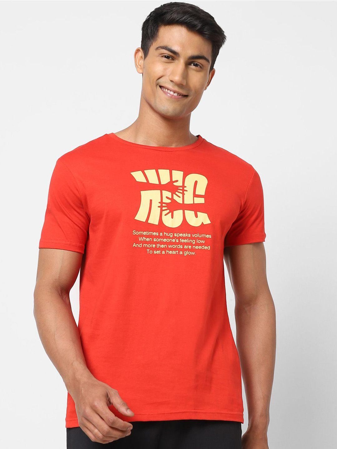 ajile-by-pantaloons-men-red-printed-pure-cotton-lounge-tshirts