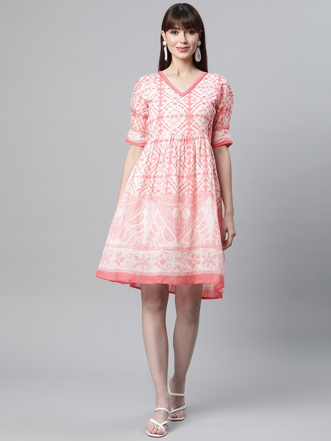 readiprint-fashions-pink-&-white-tie-and-dye-a-line-dress