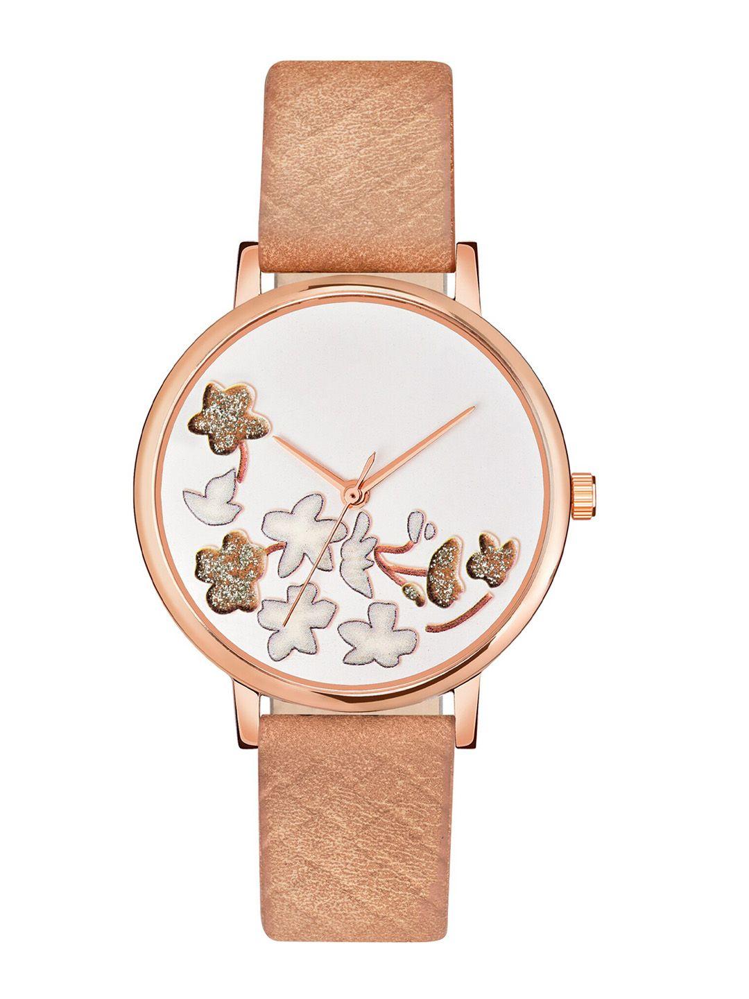 shocknshop-women-white-embellished-dial-&-brown-leather-straps-analogue-watch-mt504