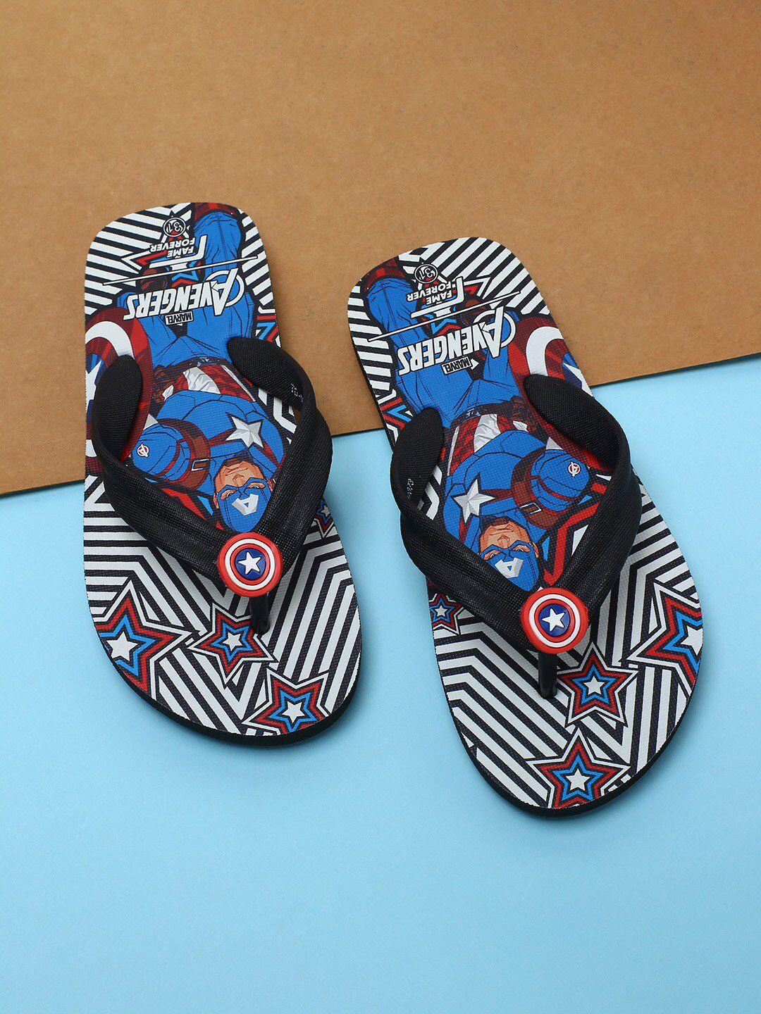 fame-forever-by-lifestyle-boys-blue-&-black-printed-thong-flip-flops