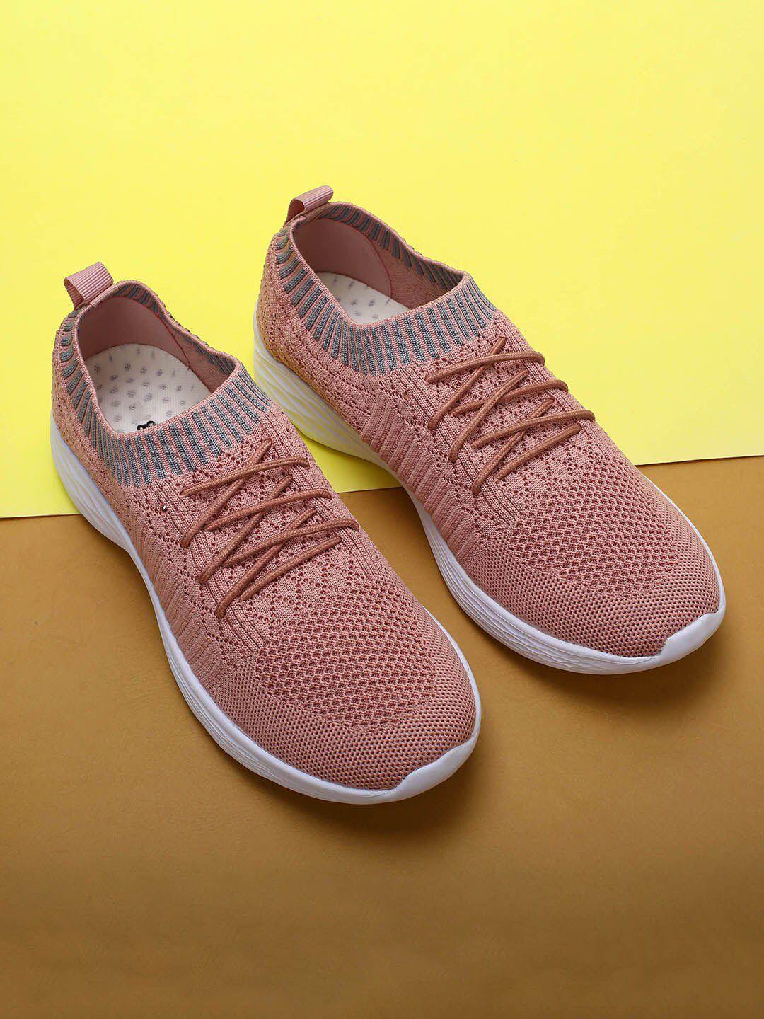 ginger-by-lifestyle-women-pink-woven-design-pu-sneakers