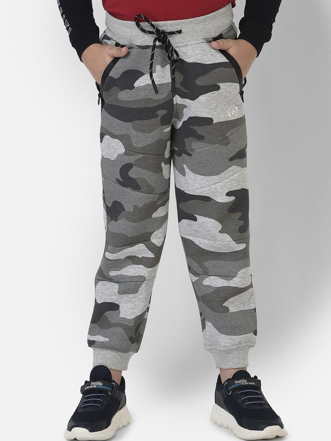 crimsoune-club-boys-grey-melange-camouflage-printed-urban-slim-fit-joggers-trousers