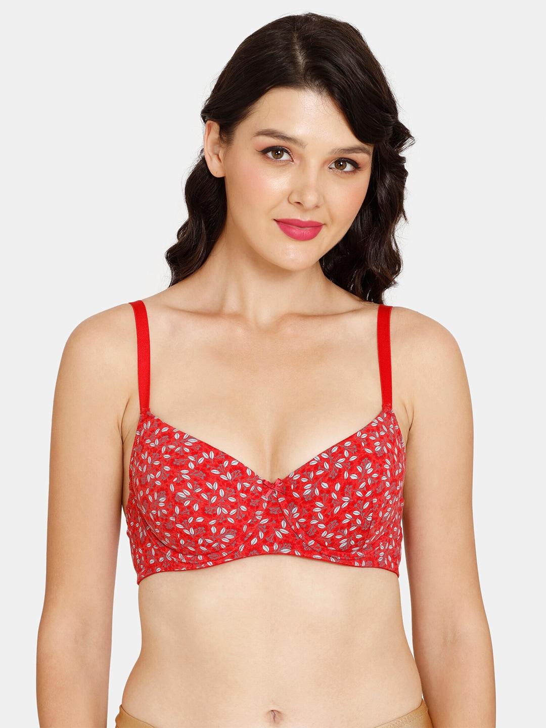 rosaline-by-zivame-red-&-white-floral-bra-underwired-lightly-padded
