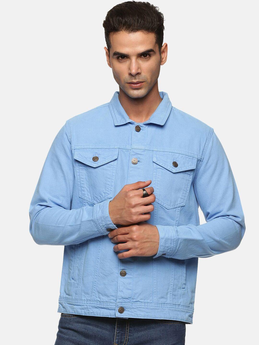 old-grey-men-blue-regular-pure-cotton-denim-jacket