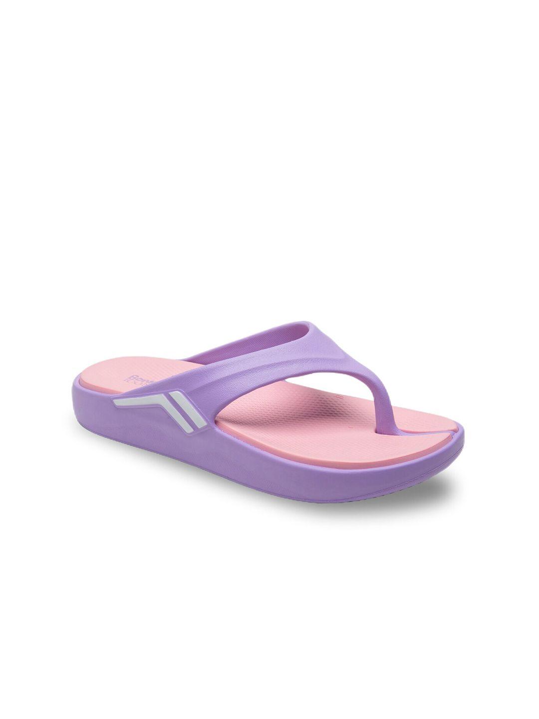 bonkerz-women-purple-&-pink-croslite-thong-flip-flops