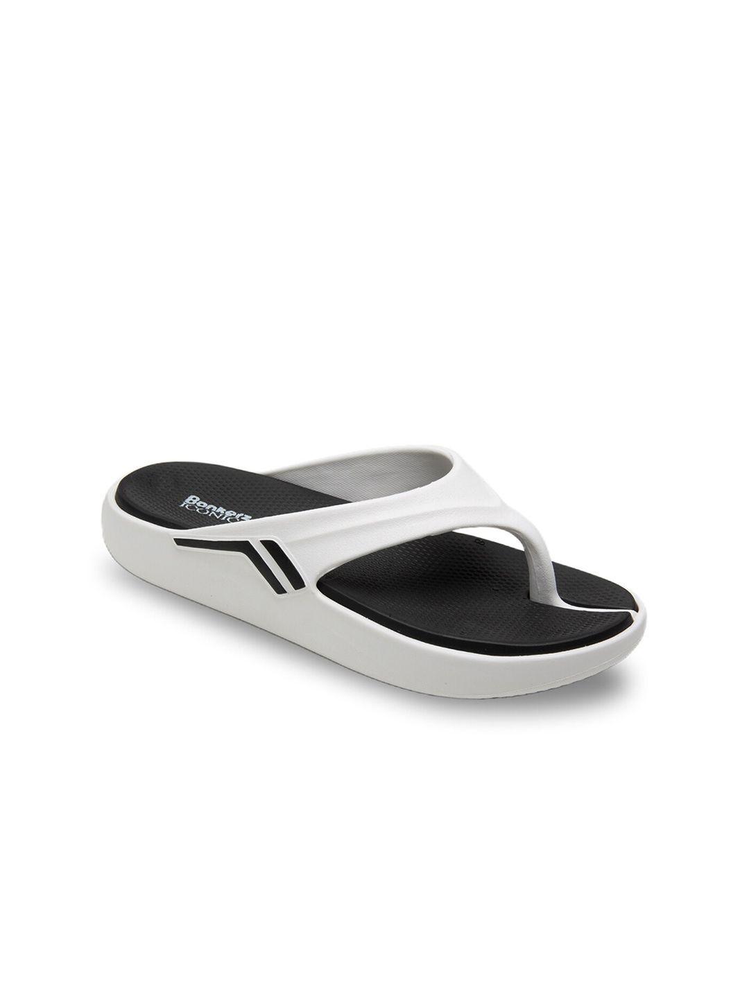 bonkerz-women-white-&-black-croslite-thong-flip-flops