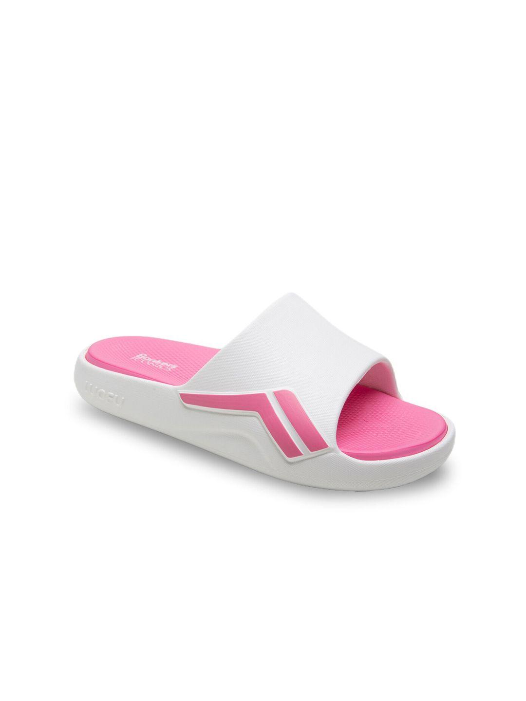 bonkerz-women-pink-&-white-croslite-sliders
