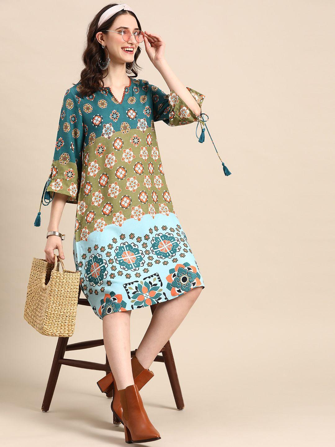 sangria-women-printed-a-line-ethnic-dress