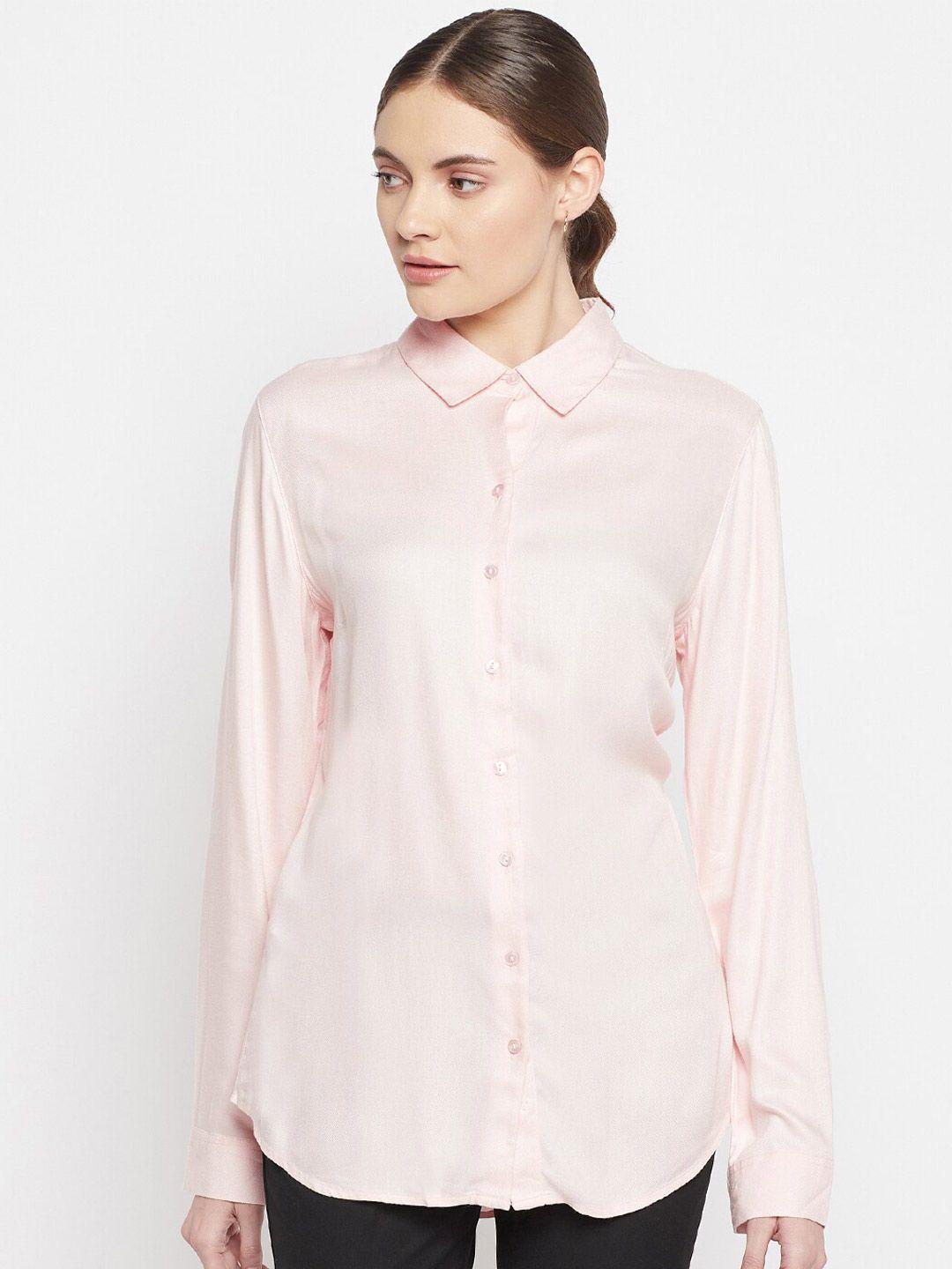 crozo-by-cantabil-women-pink-casual-shirt
