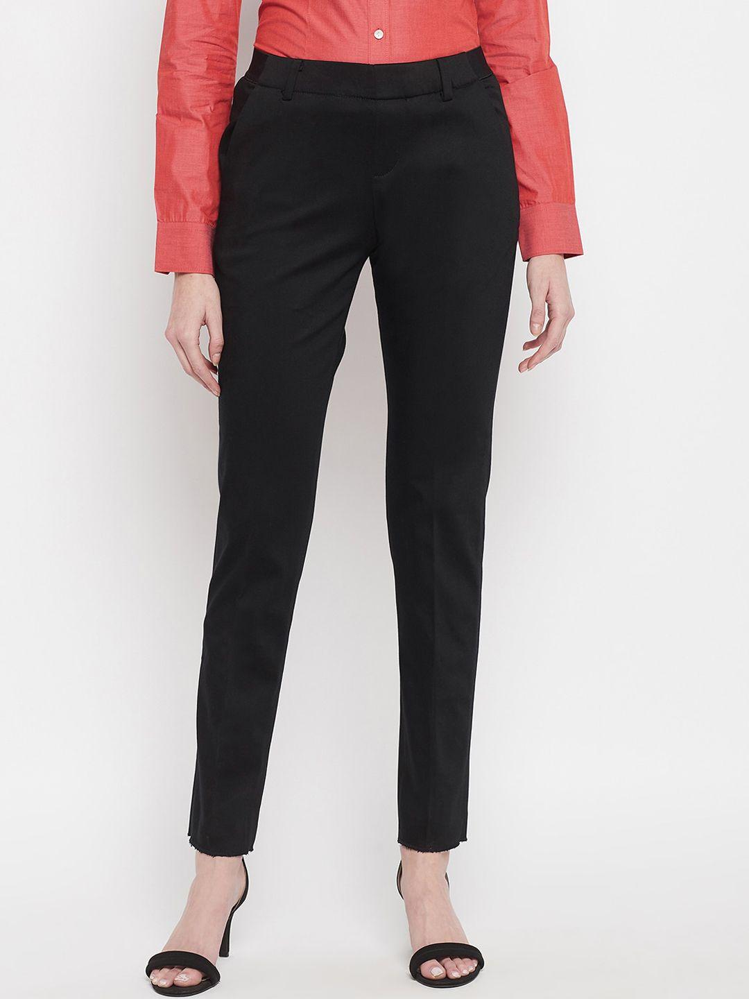 crozo-by-cantabil-women-black-formal-trouser