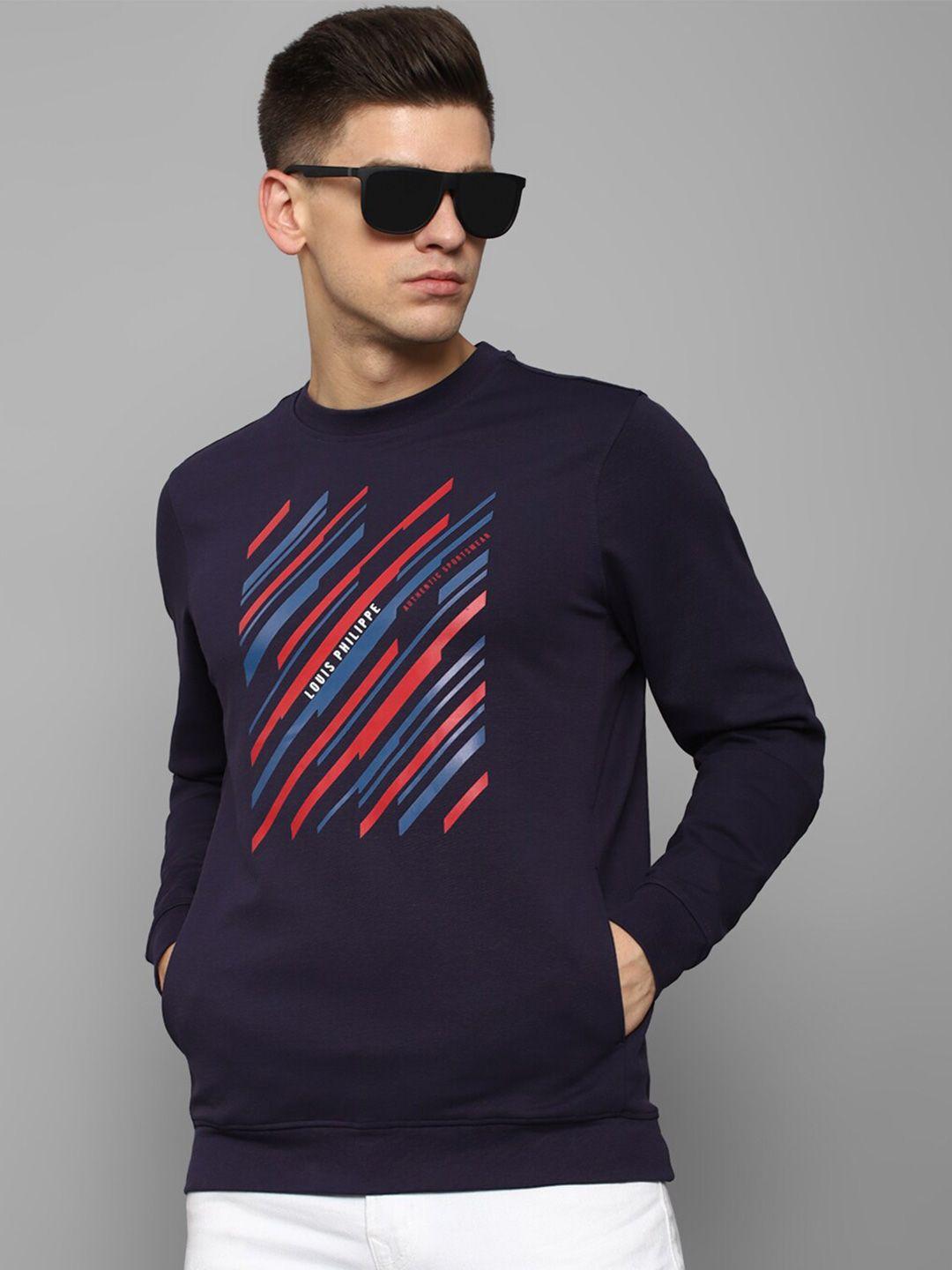 louis-philippe-sport-men-navy-&-red-printed-cotton-sweatshirt