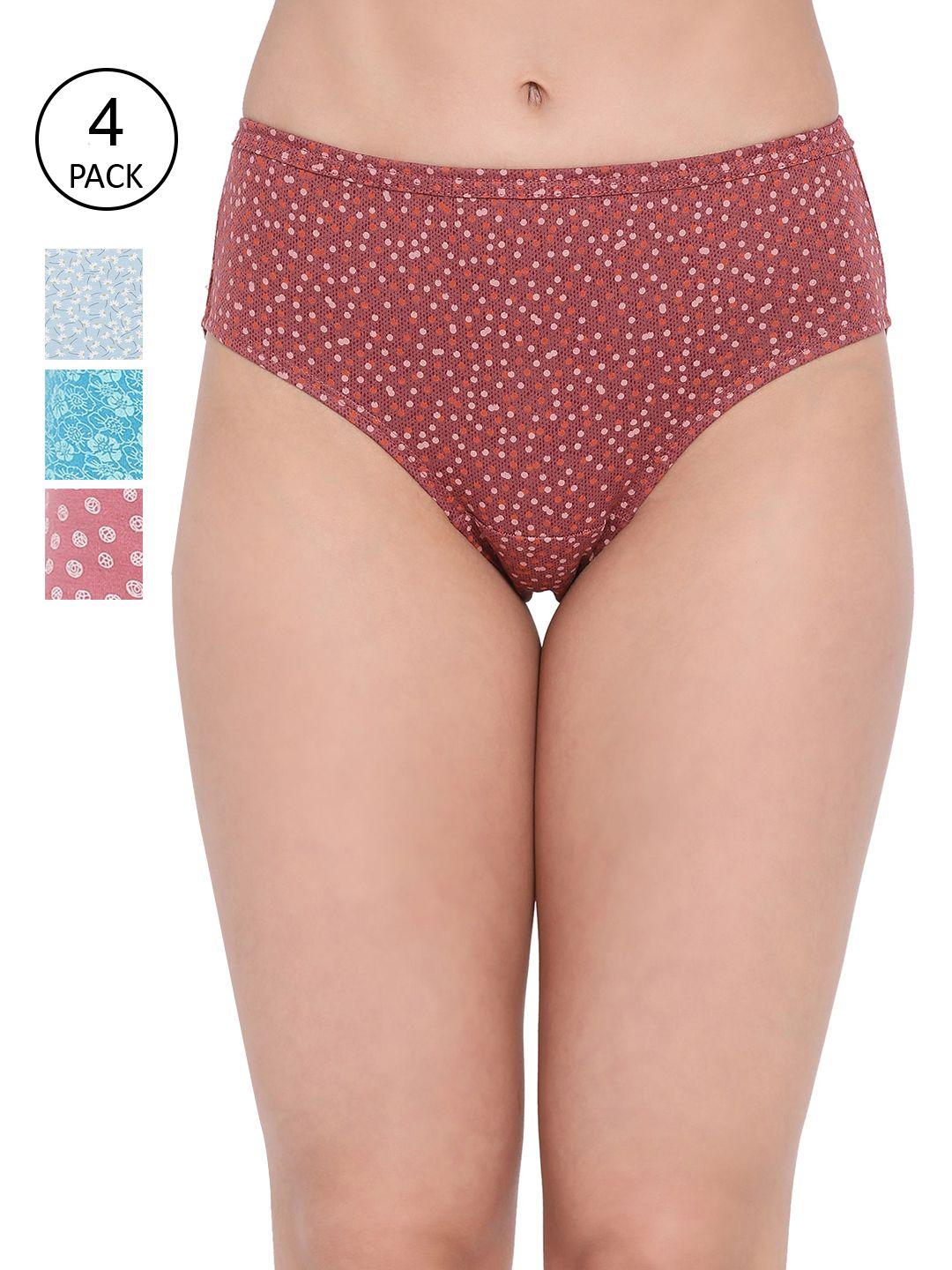 lyra-women-pack-of-4-assorted-printed-cotton-hipster-briefs