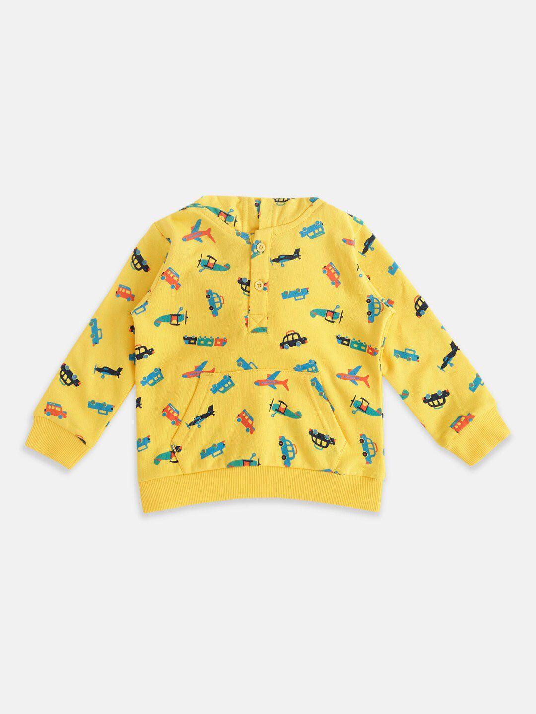 pantaloons-baby-boys-yellow-printed-sweatshirt