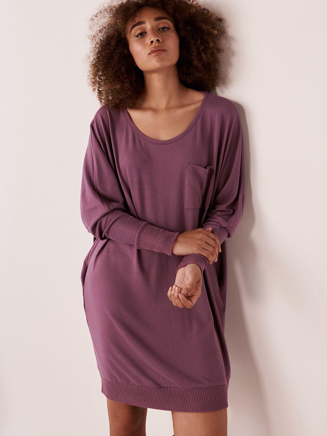 la-vie-en-rose-purple-nightdress