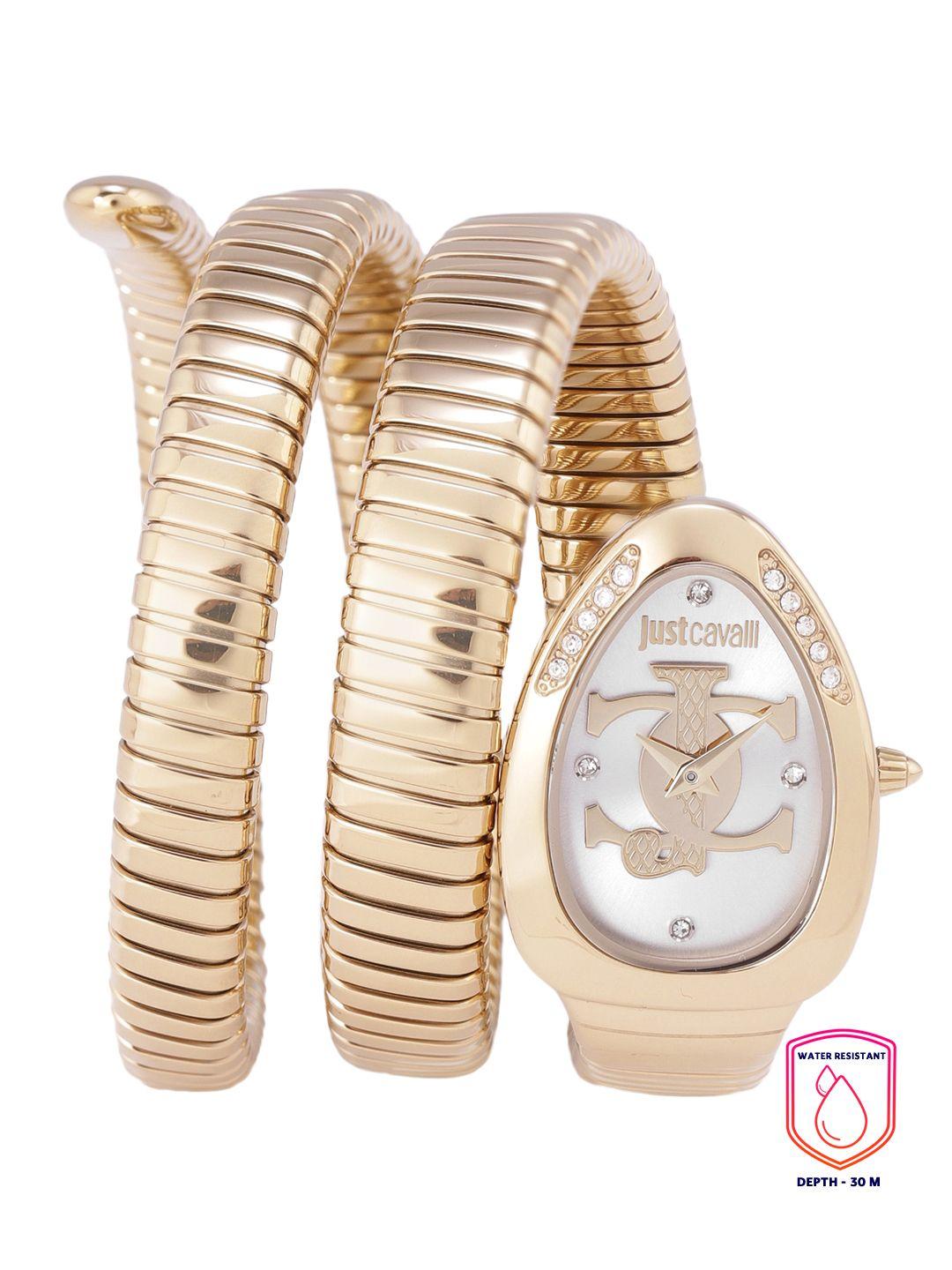 just-cavalli-women-silver-toned-dial-&-gold-toned-straps-analogue-watch-jc1l228m0035