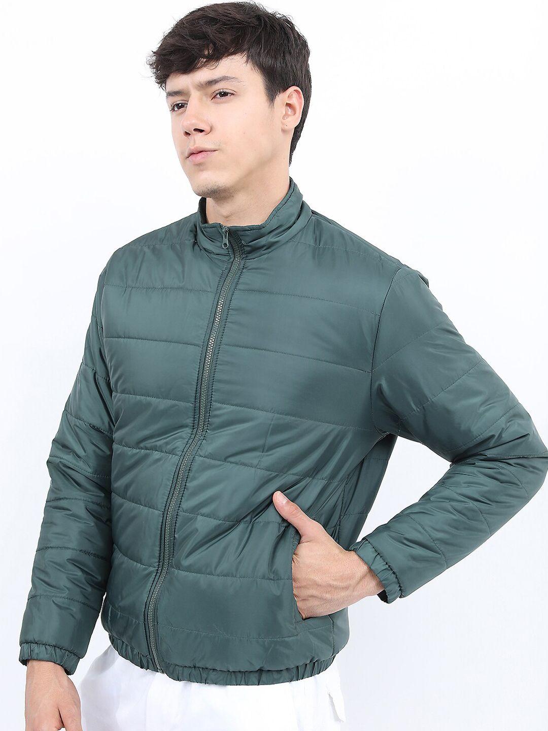 ketch-men-green-solid-padded-jacket