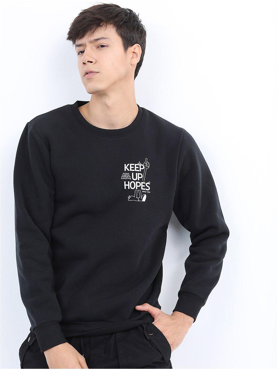 ketch-men-black-typography-printed-long-sleeve-sweatshirt