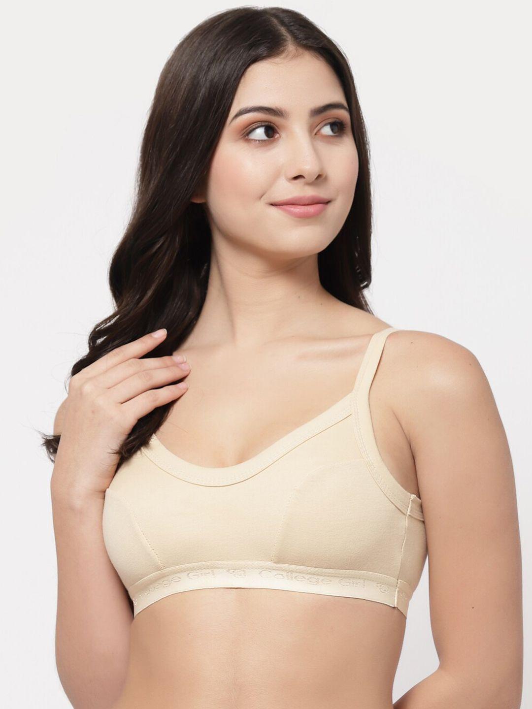 college-girl-beige-non-padded-workout-bra