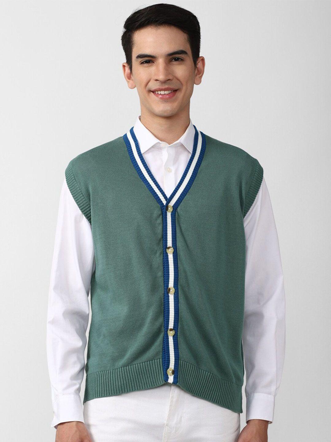 forever-21-men-green-&-white-striped-striped-sweater-vest
