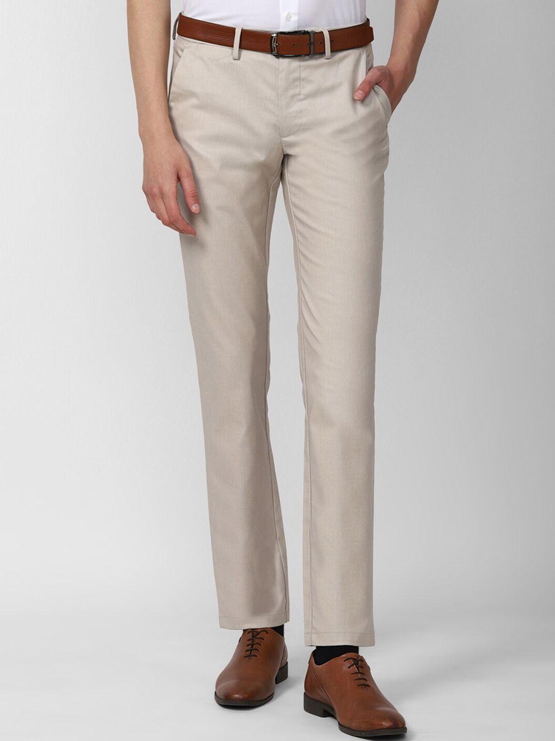 van-heusen-men-cream-coloured-slim-fit-formal-trousers
