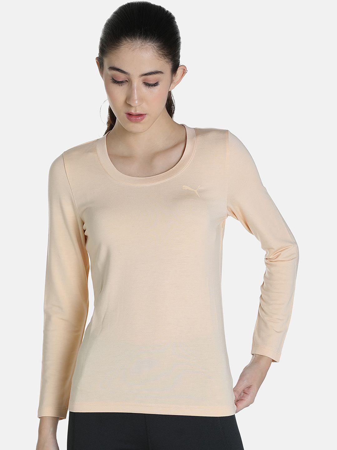 puma-women-cream-long-sleeve-thermal-top-cotton