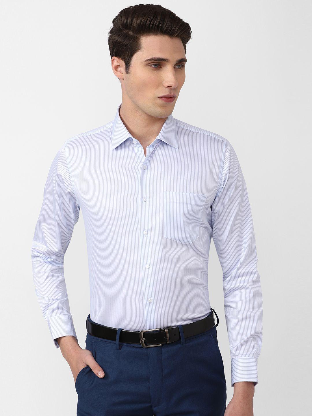 van-heusen-men-pure-cotton-slim-fit-striped-formal-shirt