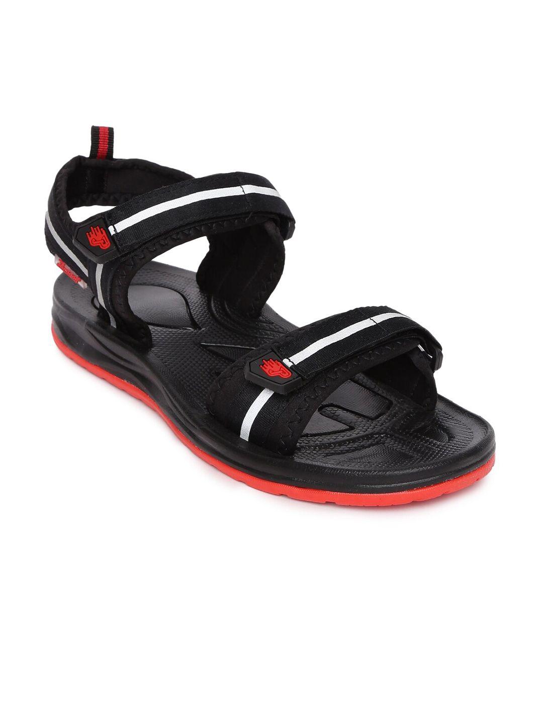 paragon-men-black-&-red-comfort-sandals