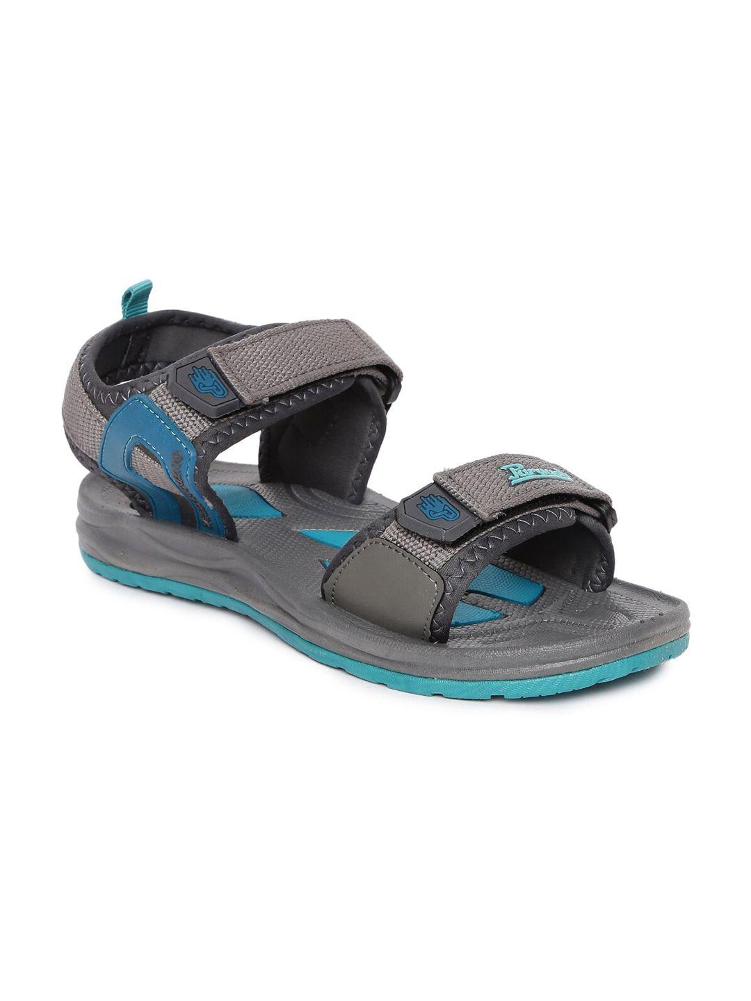 paragon-men-turquoise-blue-&-grey-comfort-sandals