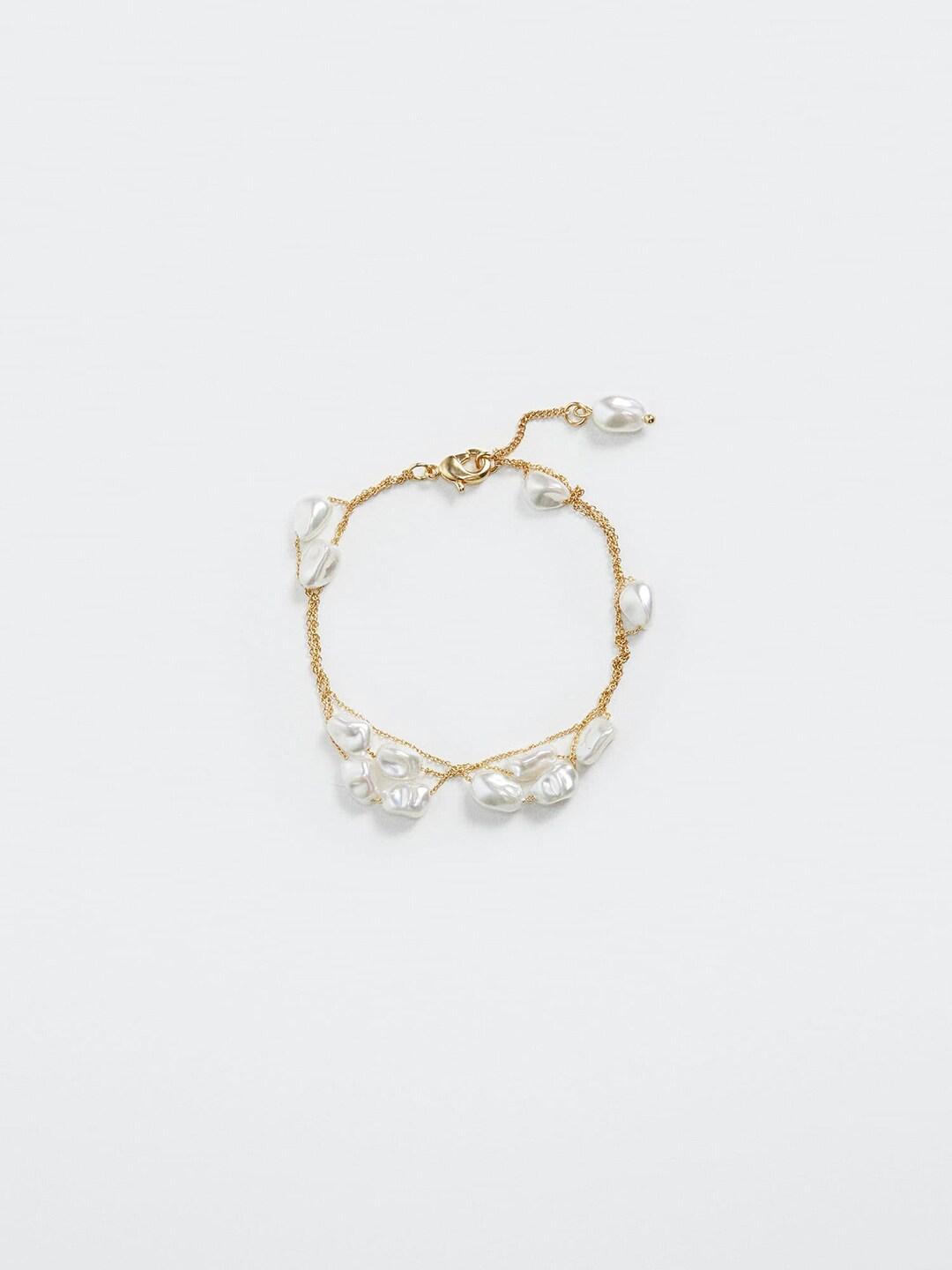 mango-women-beaded-link-bracelet