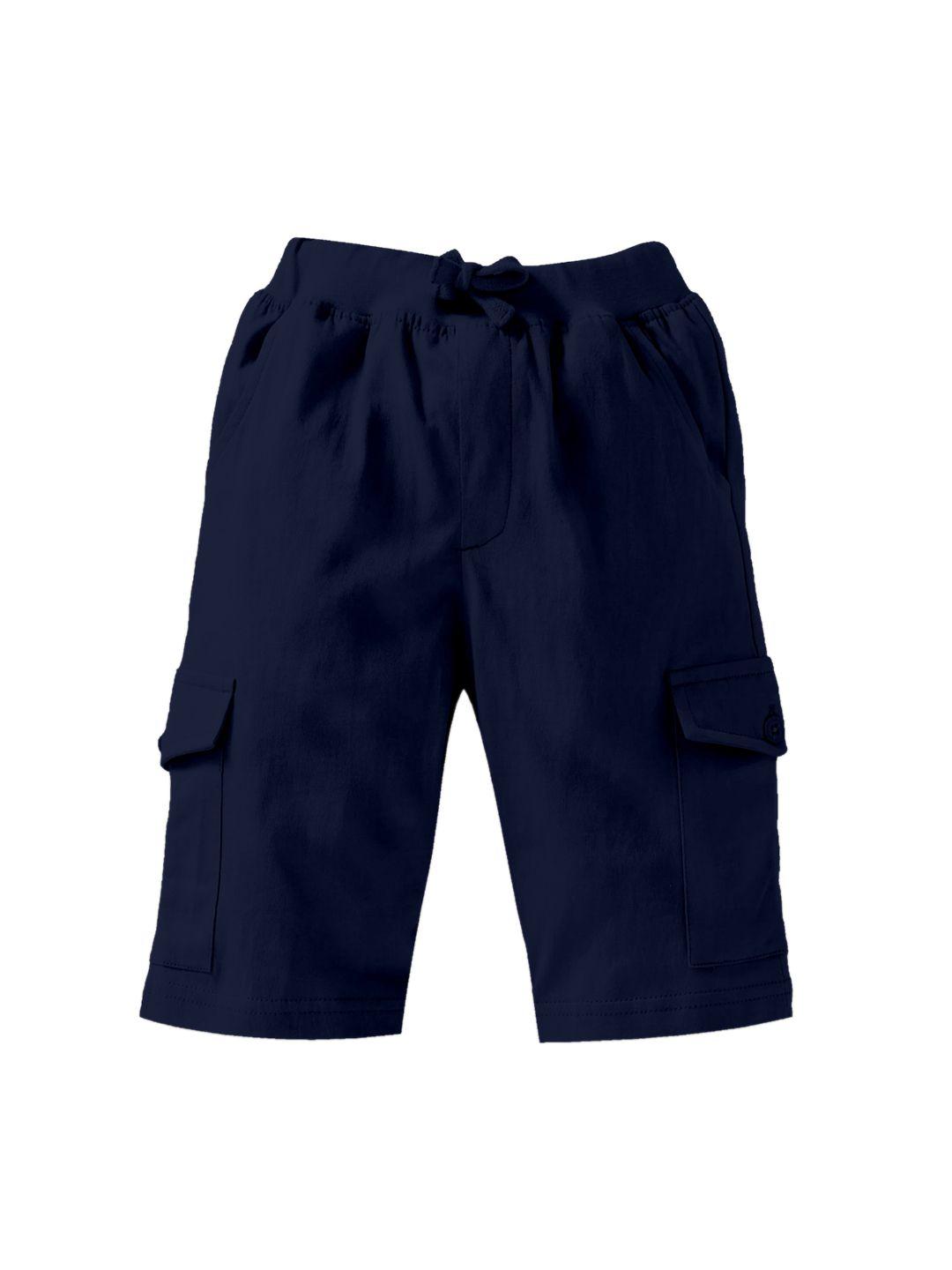 kiddopanti-boys-navy-blue-cotton-shorts