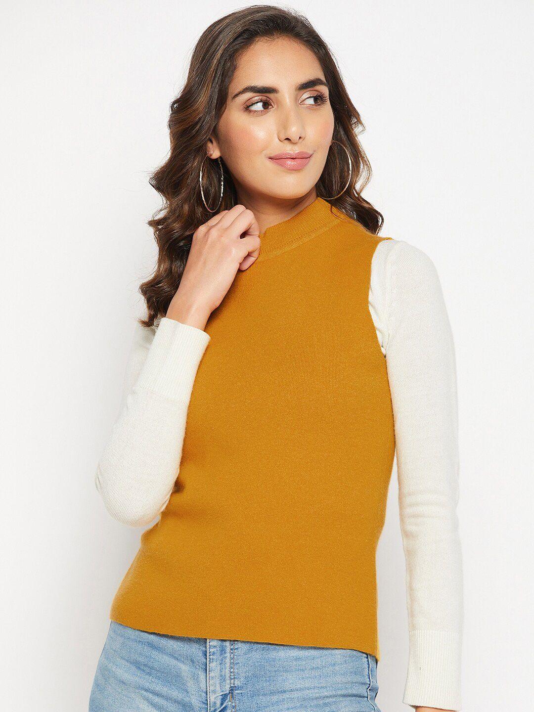 crozo-by-cantabil-wool-women-mustard-sweater-vest