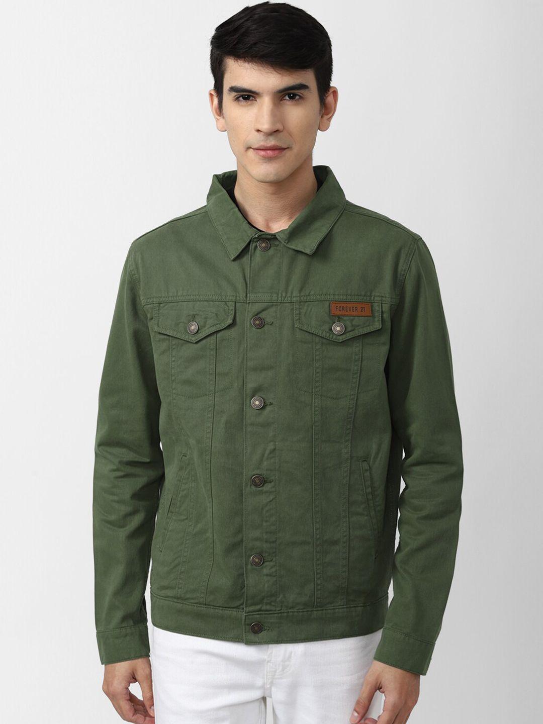 forever-21-men-green-pure-cotton-denim-jacket