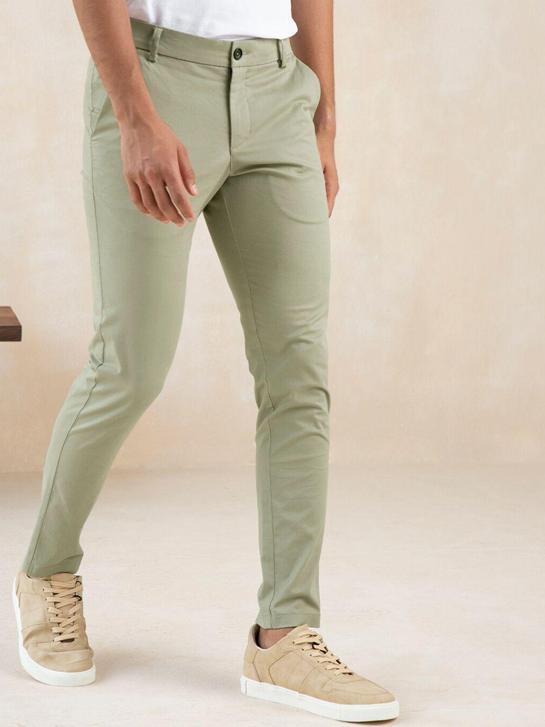 andamen-men-green-slim-fit-cotton-trouser