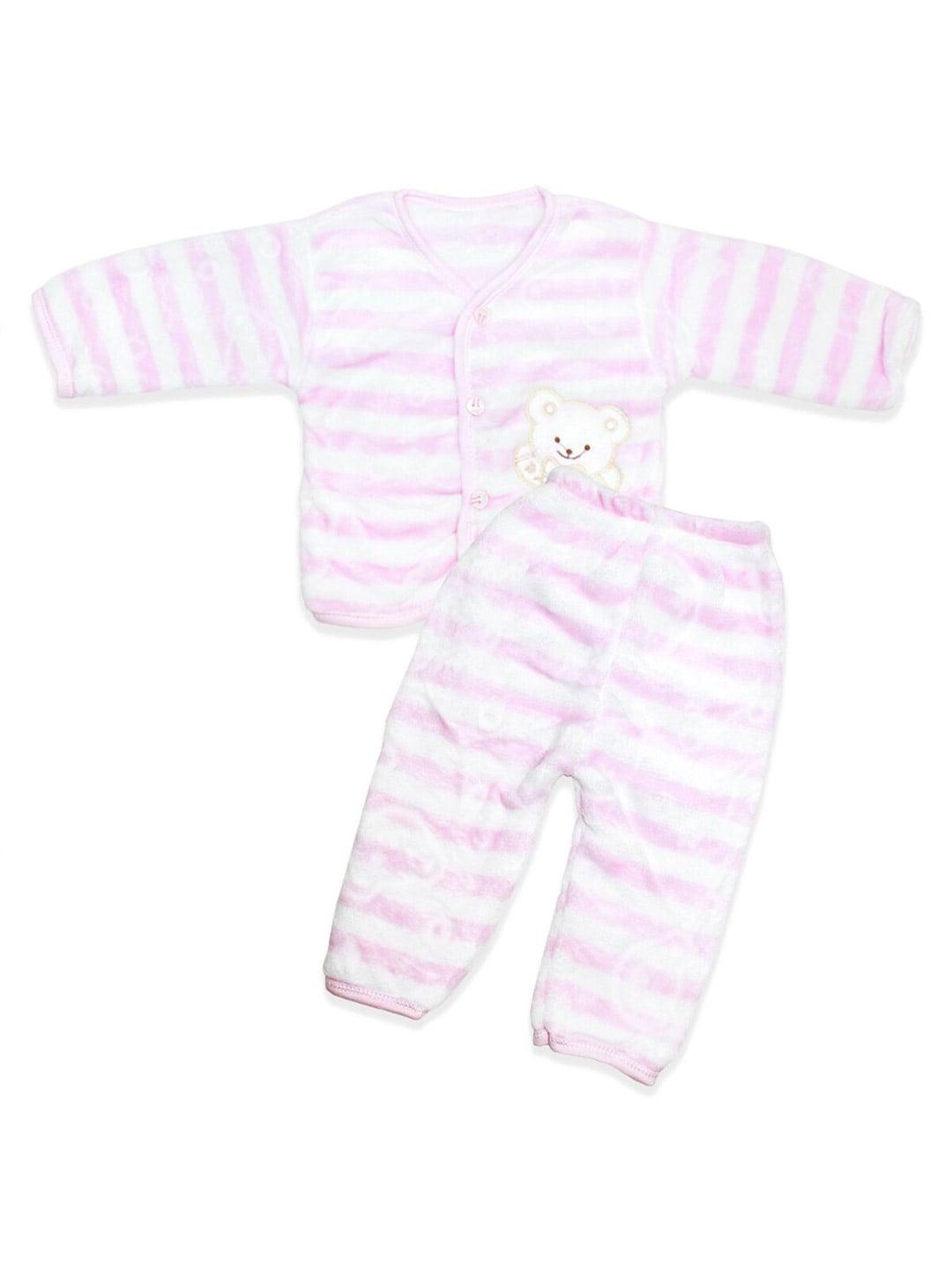 born-babies-unisex-kids-pink-&-white-striped-cardigan
