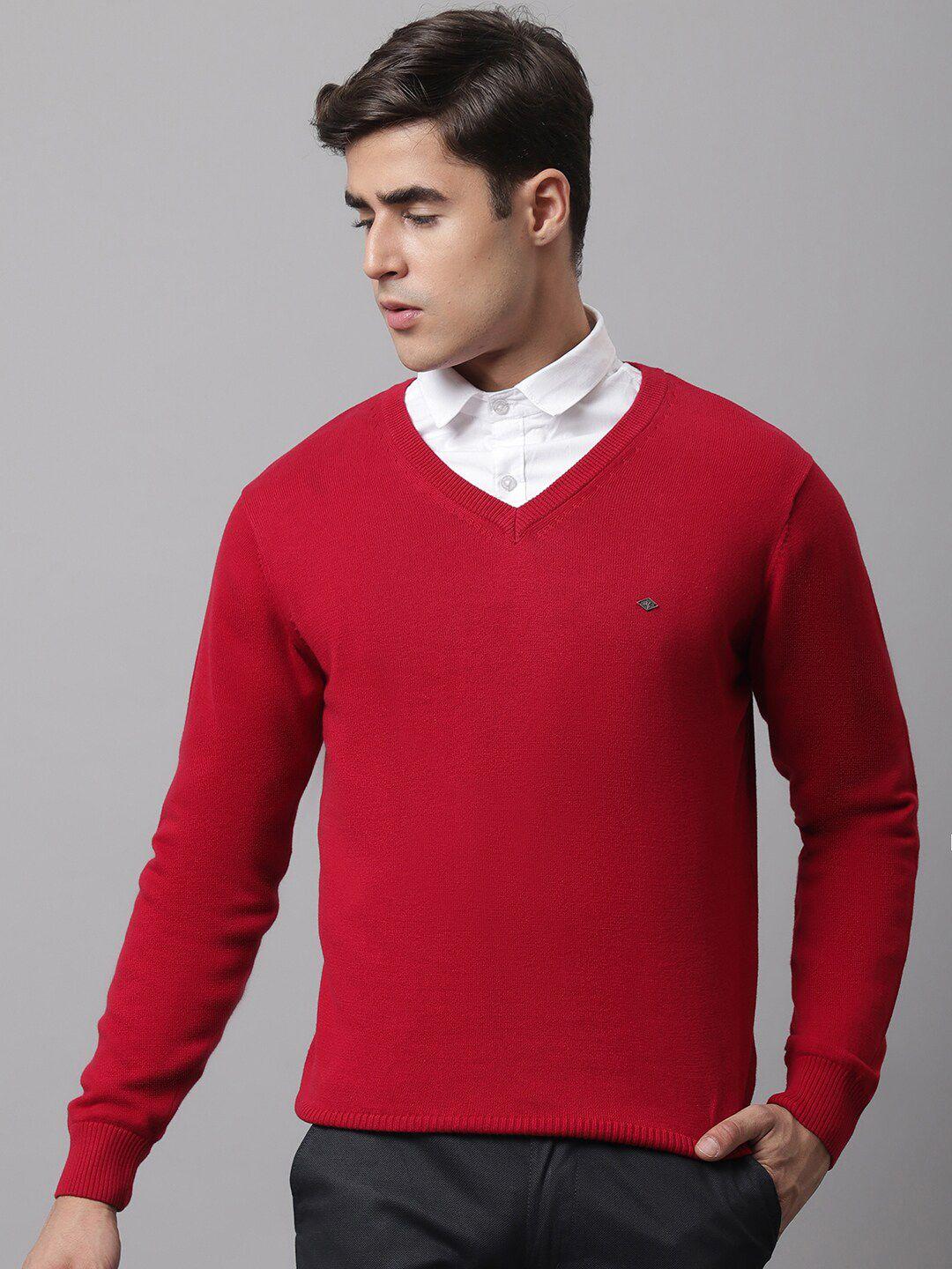 cantabil-men-red-pullover