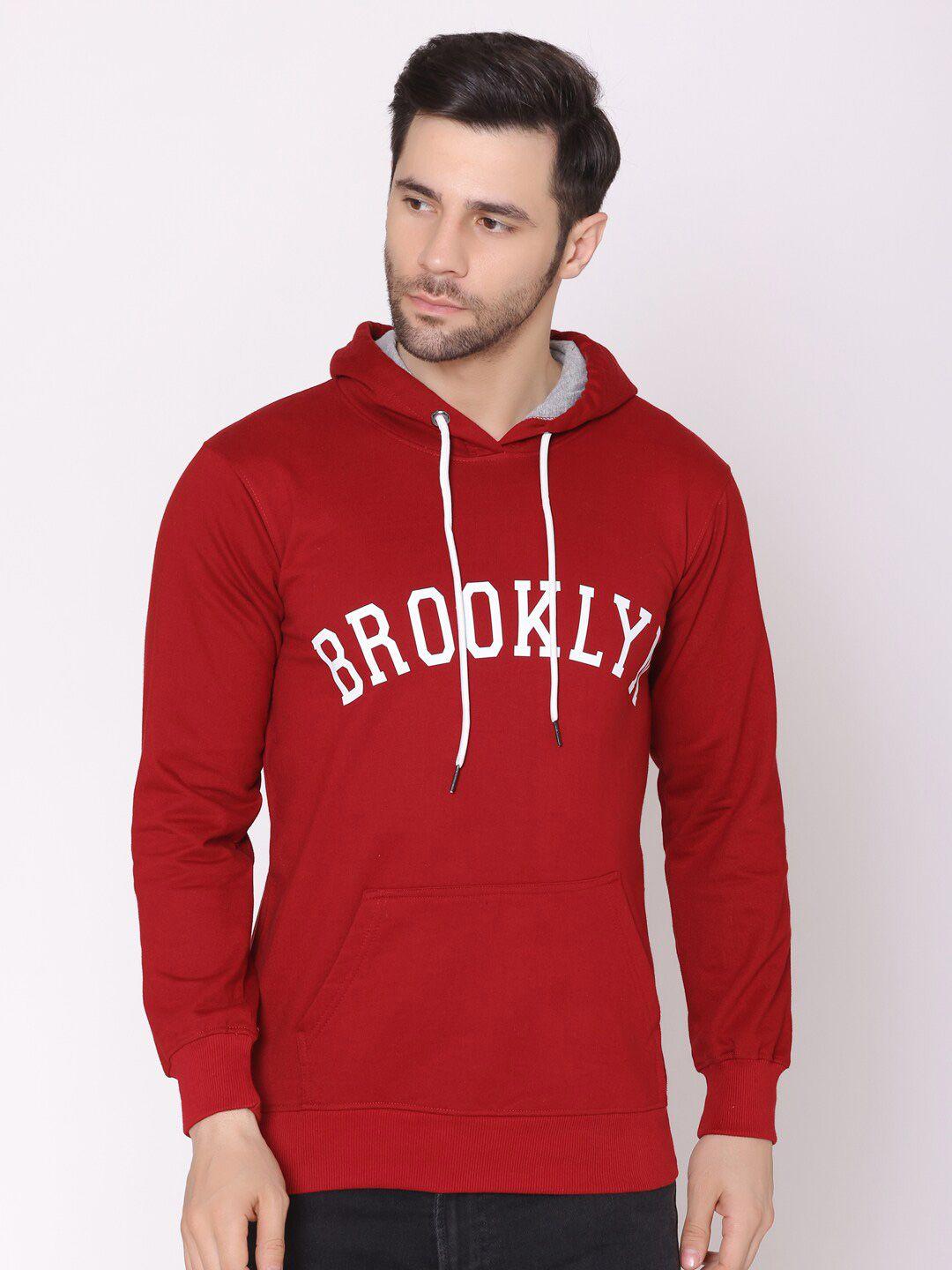 lounge-dreams-men-maroon-printed-cotton-hooded-sweatshirt