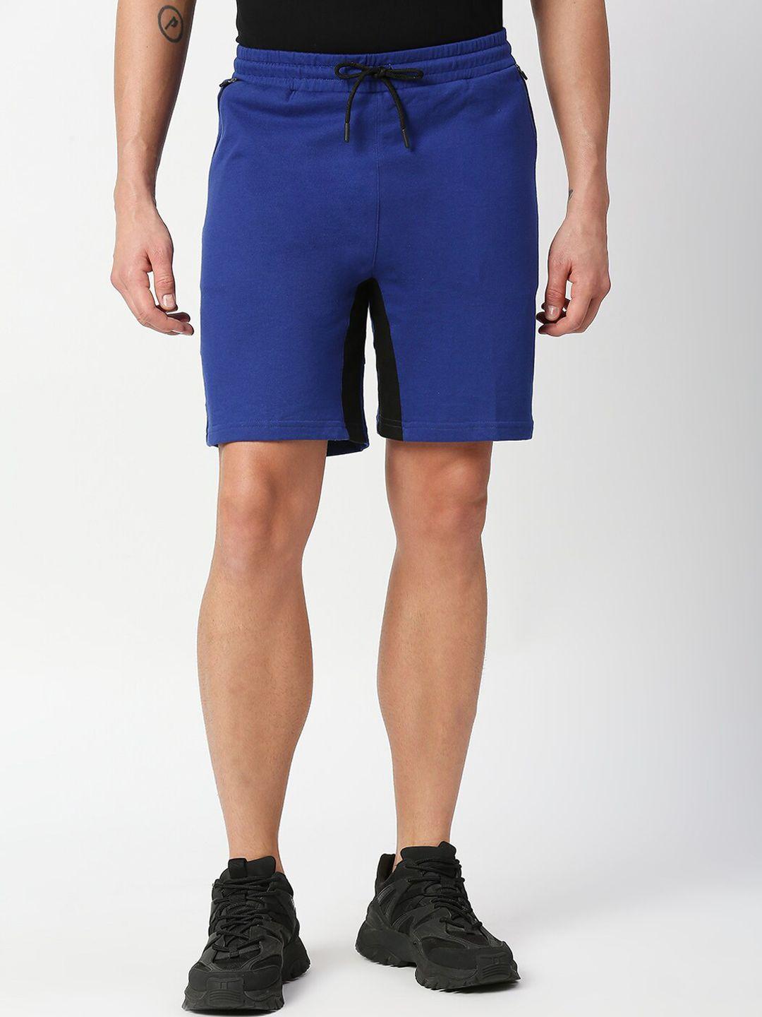 fitz-men-blue-slim-fit-running-sports-shorts