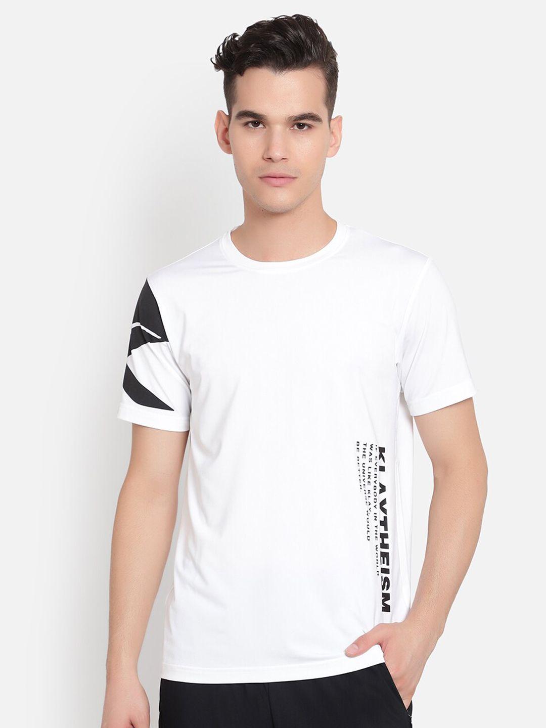anta-men-white-typography-printed-cotton-t-shirt