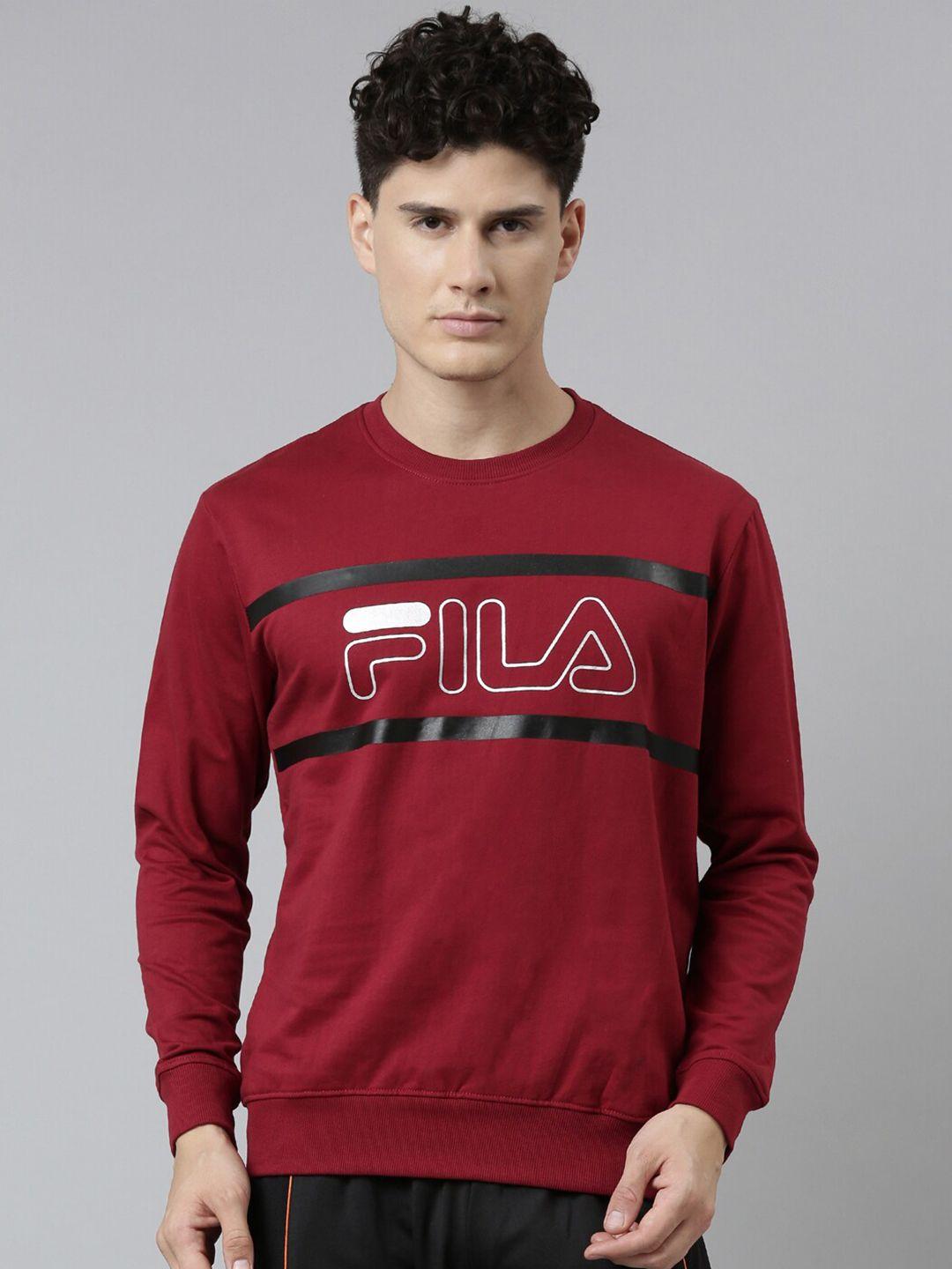 fila-men-brown-printed-cotton-gareth-sweatshirt