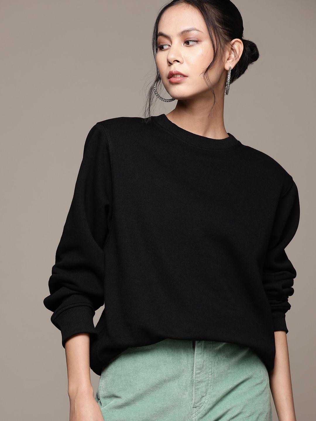 mango-women-solid-sustainable-sweatshirt