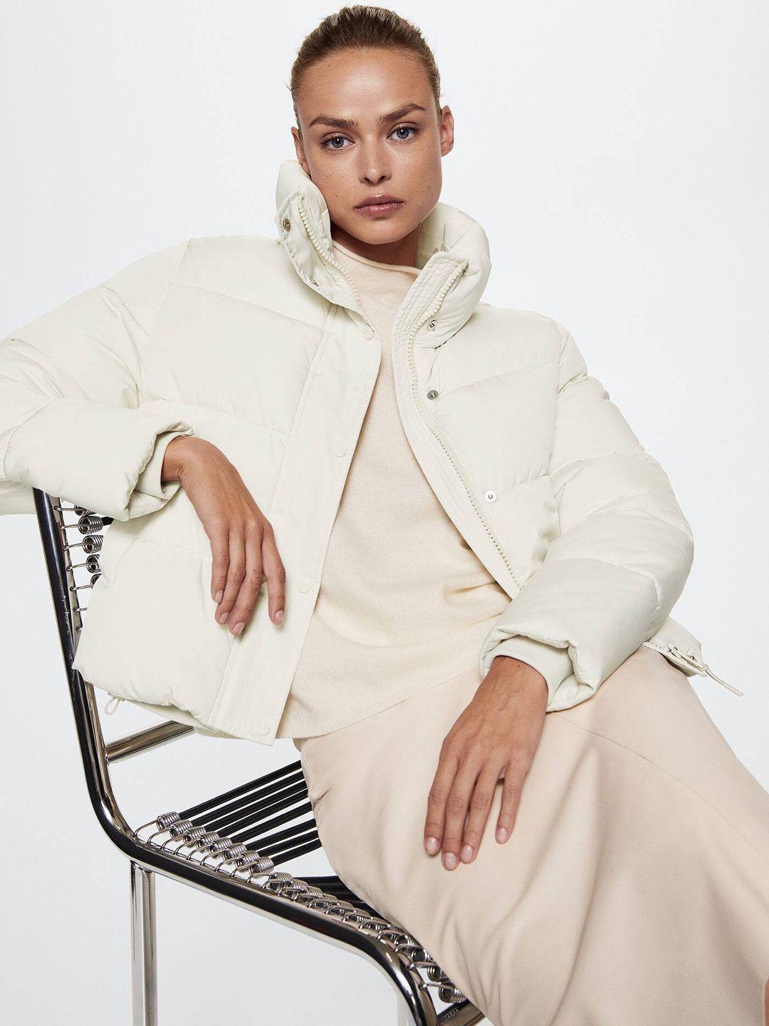 mango-women-off-white-water-resistant-padded-sustainable-jacket
