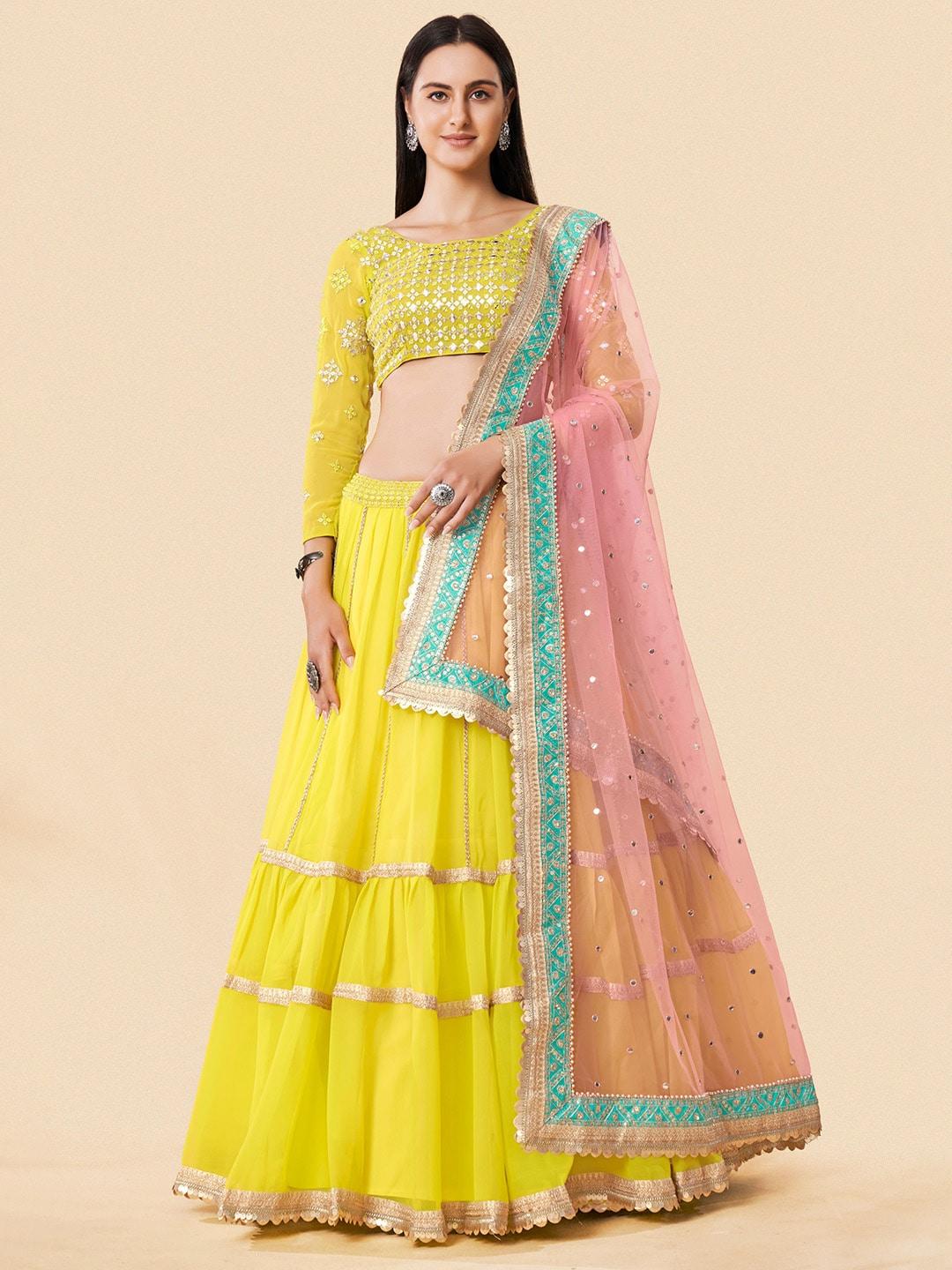 fusionic-yellow-&-blue-embroidered-semi-stitched-lehenga-&-unstitched-blouse-with-dupatta