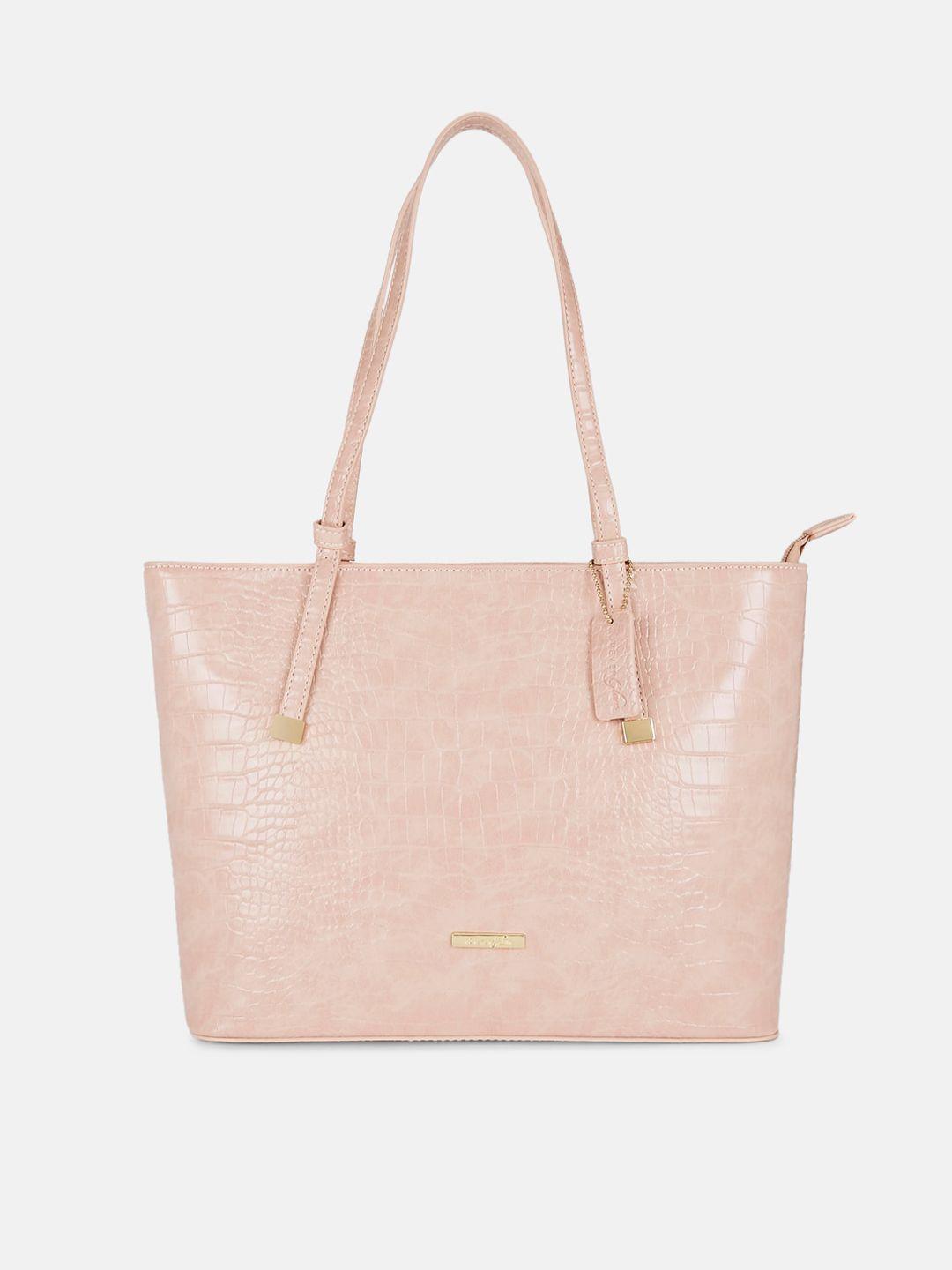 forever-glam-by-pantaloons-nude-coloured-textured-pu-shopper-shoulder-bag