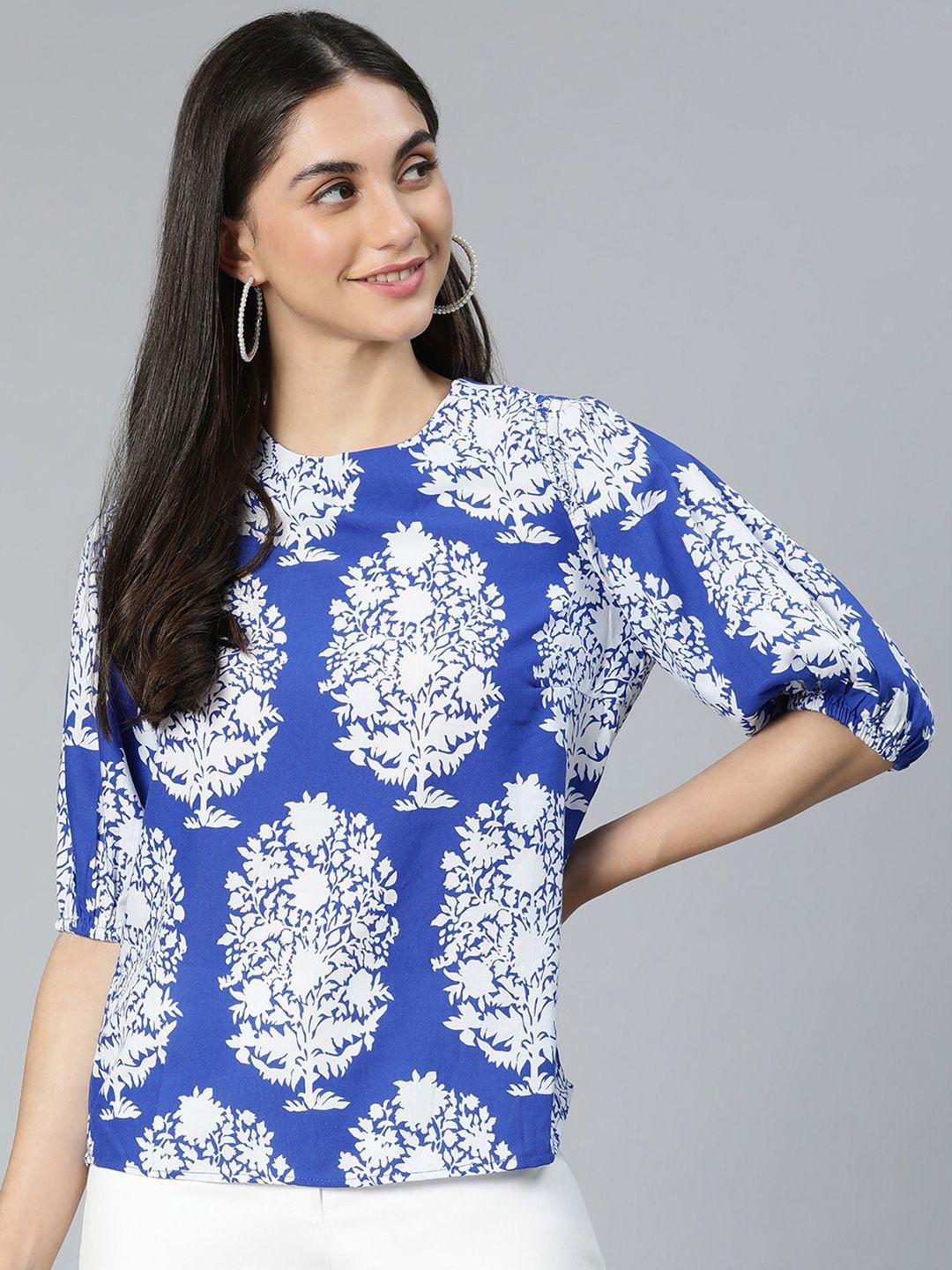oxolloxo-blue-floral-printed-top