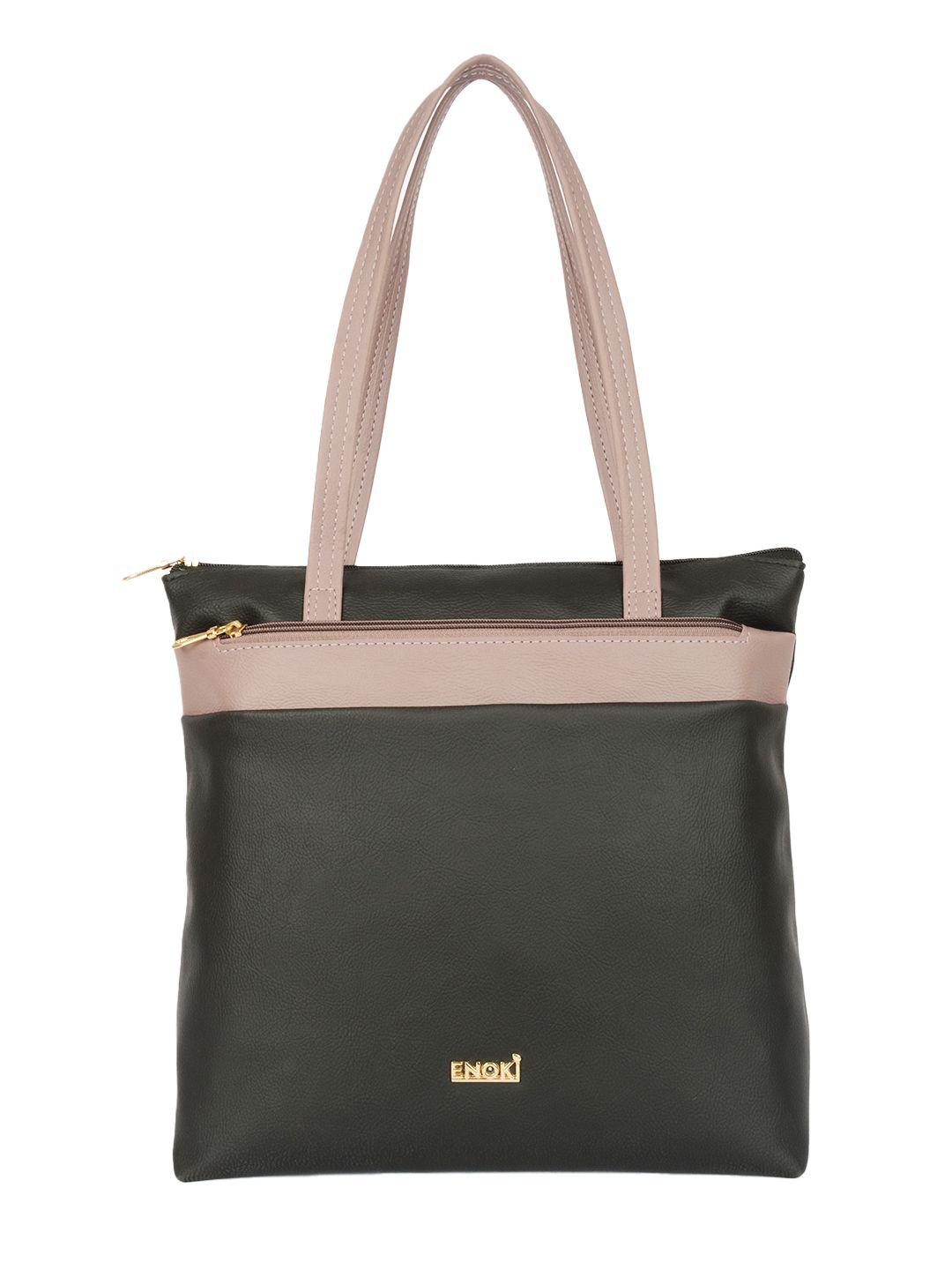 enoki-black-striped-shopper-tote-bag