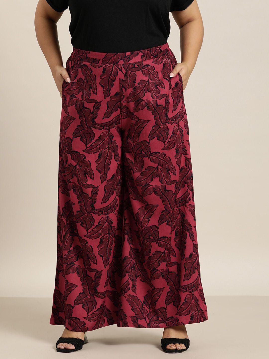 sztori-plus-size-women-tropical-printed-ethnic-trousers