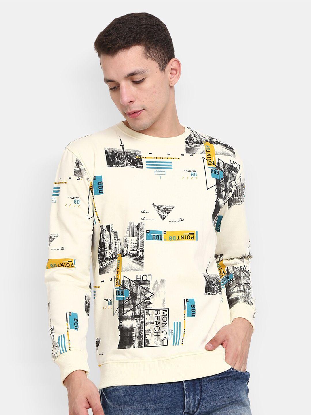 v-mart-men-printed-round-neck-cotton-sweatshirt
