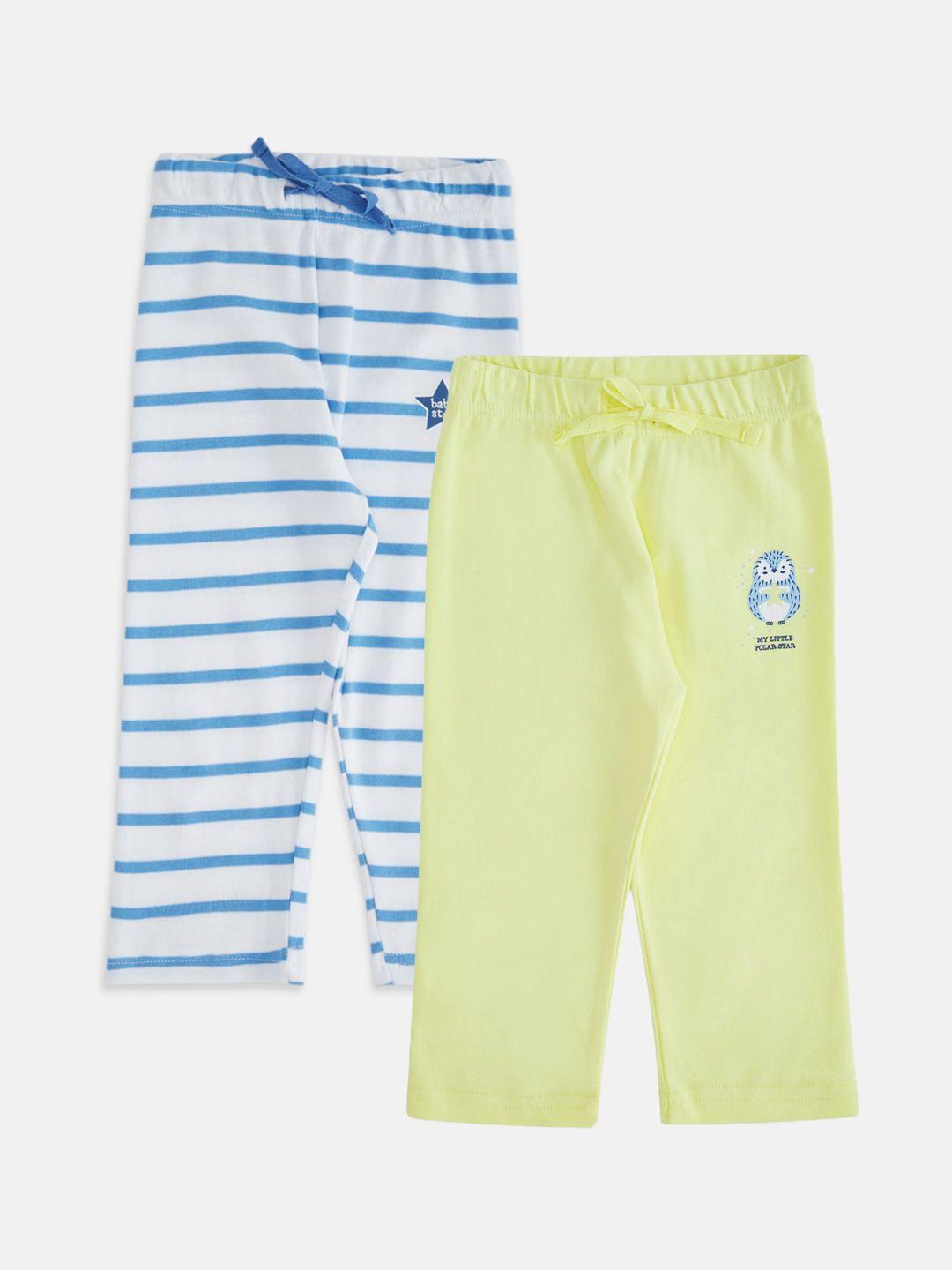 pantaloons-baby-pack-of-2-boys-regular-fit-cotton-trousers