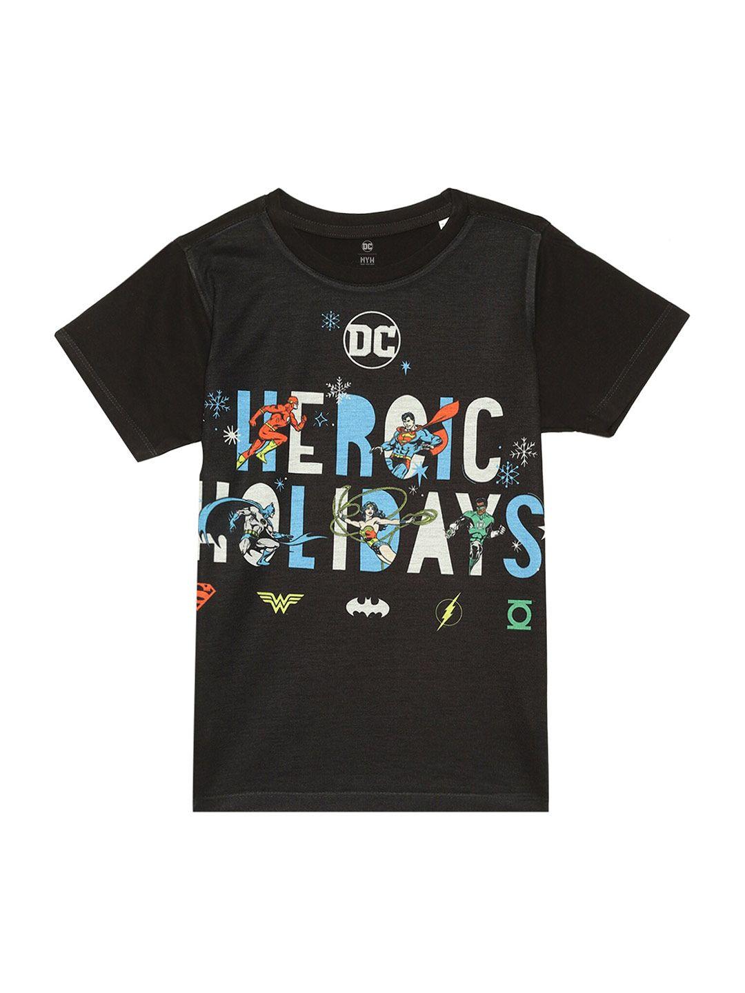 dc-by-wear-your-mind-boys-black-printed-t-shirt