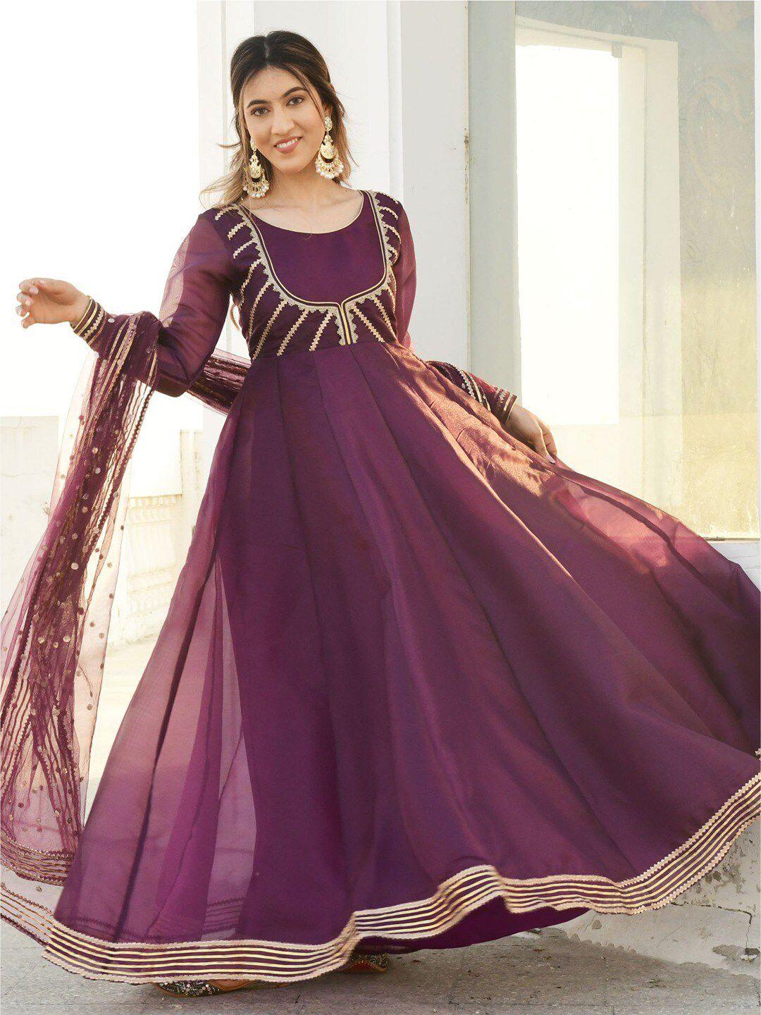 lavanya-the-label-purple-&-gold-toned-embellished-crepe-ethnic-maxi-maxi-ethnic-dress